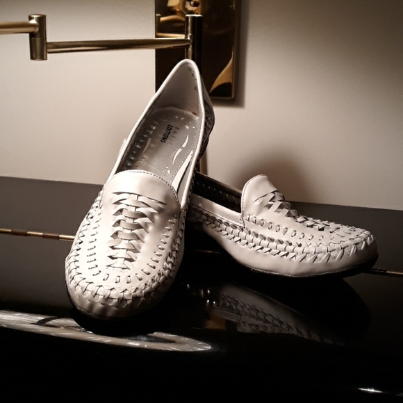 Basic Editions Shoes - White Summer Loafers